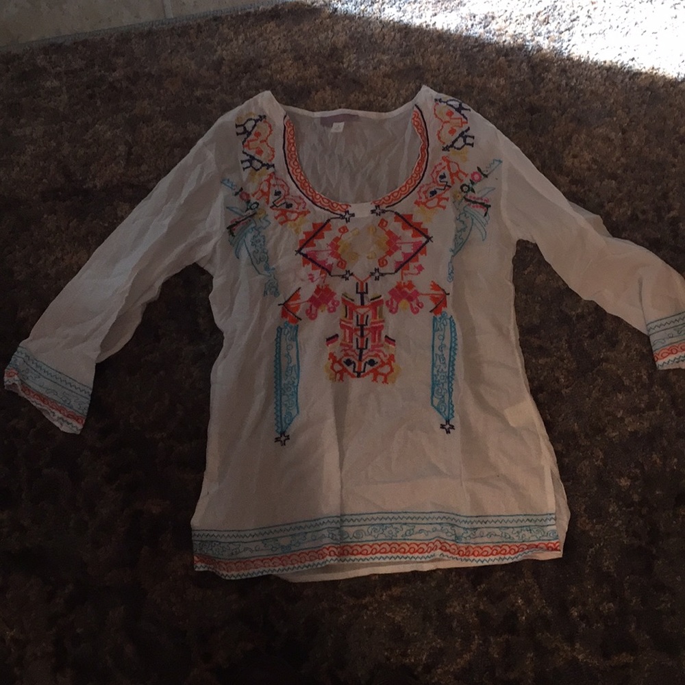 Harper Aztec cotton tunic